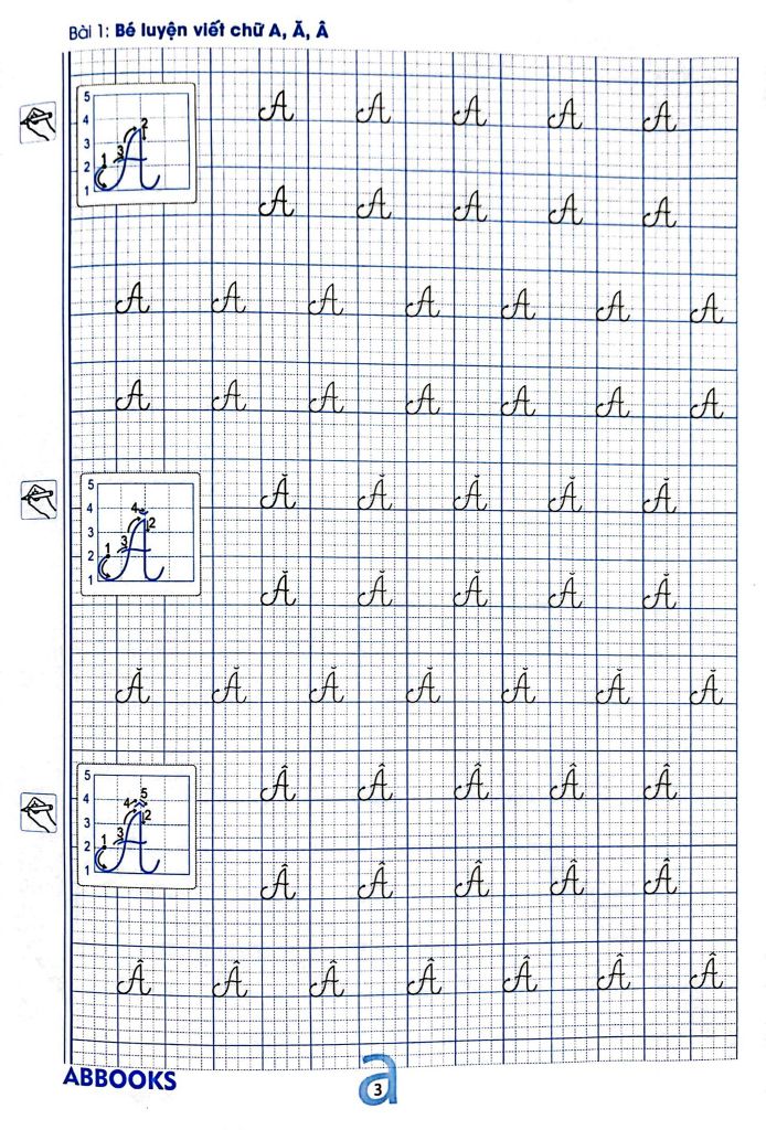 CHUẨN BỊ CHO BÉ VÀO LỚP 1-TẬP VIẾT CHỮ HOA (DÀNH CHO BÉ 4-5 TUỔI)
