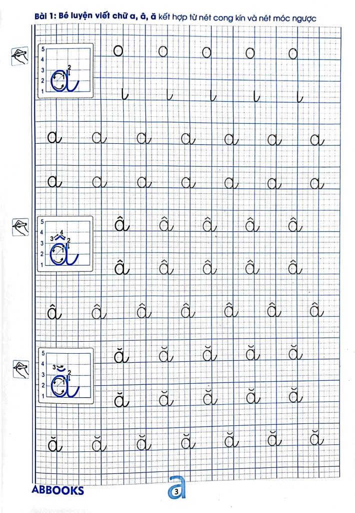 Chuẩn Bị Cho Bé Vào Lớp 1-Tập Viết Chữ Cái (Dành Cho Bé 4-5 Tuổi)
