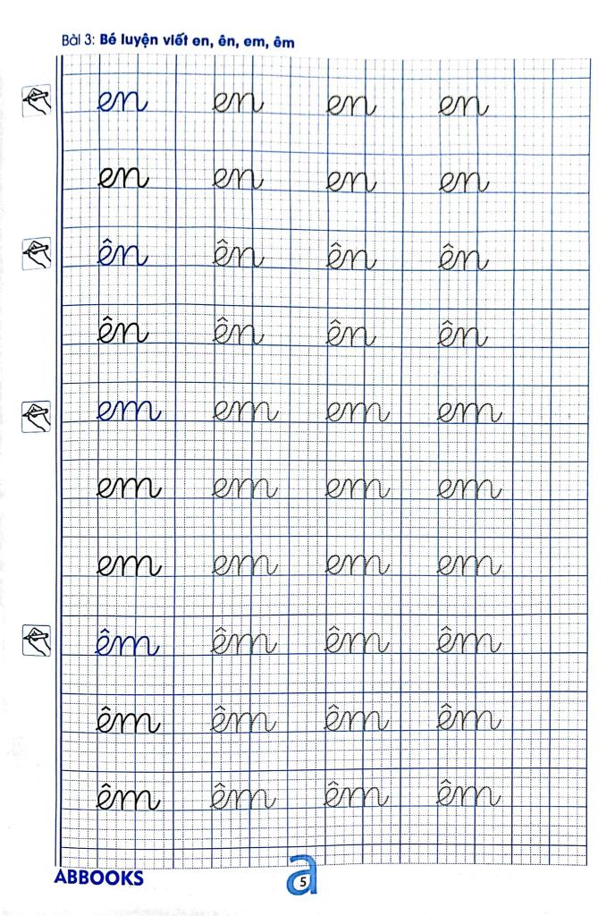 CHUẨN BỊ CHO BÉ VÀO LỚP 1-TẬP VIẾT CHỮ GHÉP (DÀNH CHO BÉ 5-6 TUỔI)