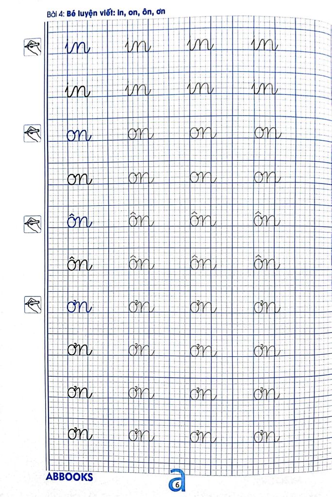 CHUẨN BỊ CHO BÉ VÀO LỚP 1-TẬP VIẾT CHỮ GHÉP (DÀNH CHO BÉ 5-6 TUỔI)