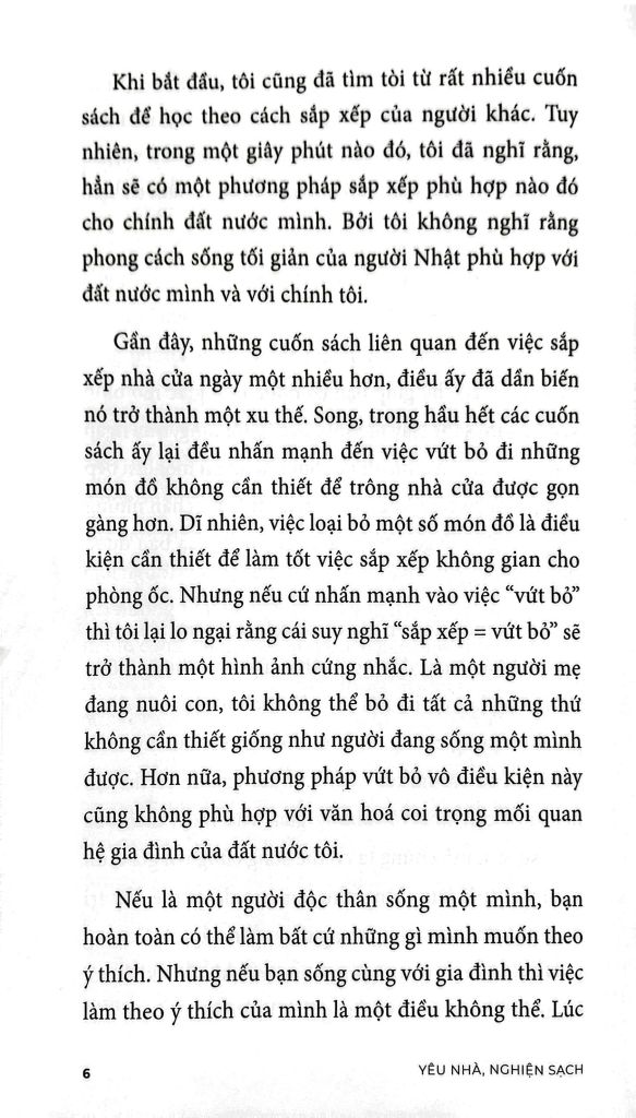 Yêu Nhà, Nghiện Sạch