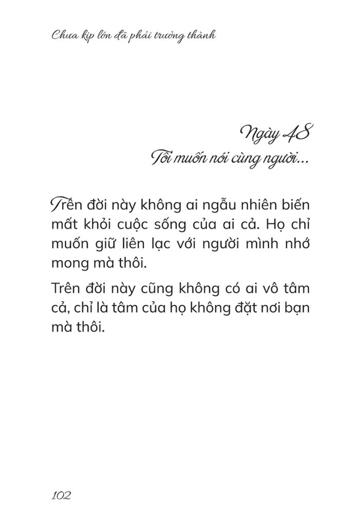 The Journey Of Youth - Chưa Kịp Lớn Đã Phải Trưởng Thành (Song ngữ Anh-Việt)