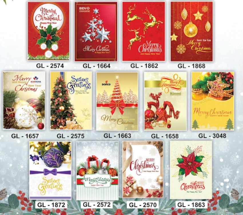 Thiệp In Noel Cao Cấp (13*18)