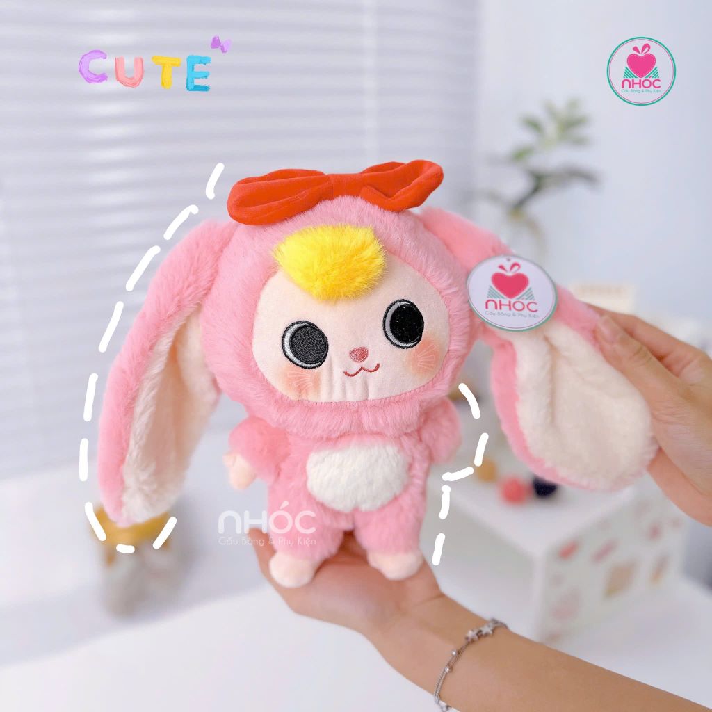 TB Bé Ba Cosplay Thỏ Tai Dài Hồng 20120 (G.Shop)