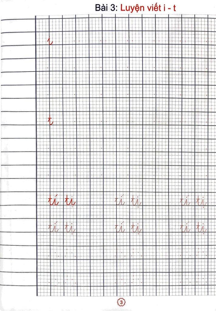 BÉ TẬP VIẾT CHỮ CÁI - NHÓM CHỮ CÓ NÉT TƯƠNG ĐỒNG