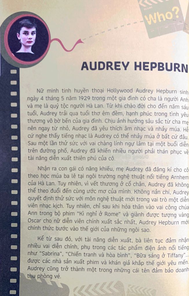 Who? Chuyện Kể Về Danh Nhân Thế Giới - Audrey Hepburn