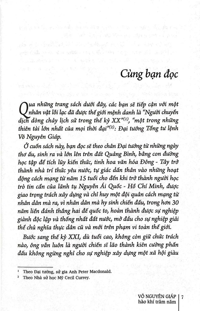 Võ Nguyên Giáp - Hào Khí Trăm Năm (Bìa cứng)