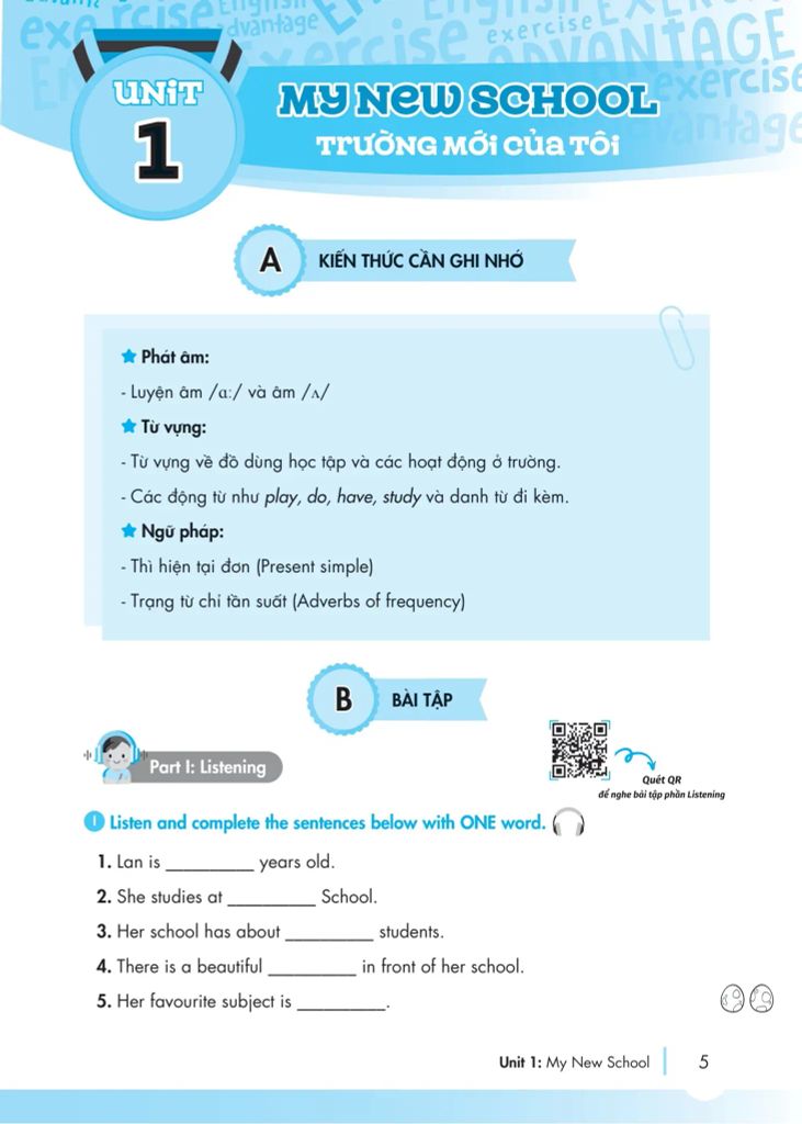 BỔ TRỢ NÂNG CAO 4 KỸ NĂNG TIẾNG ANH NGHE NÓI ĐỌC VIẾT 6