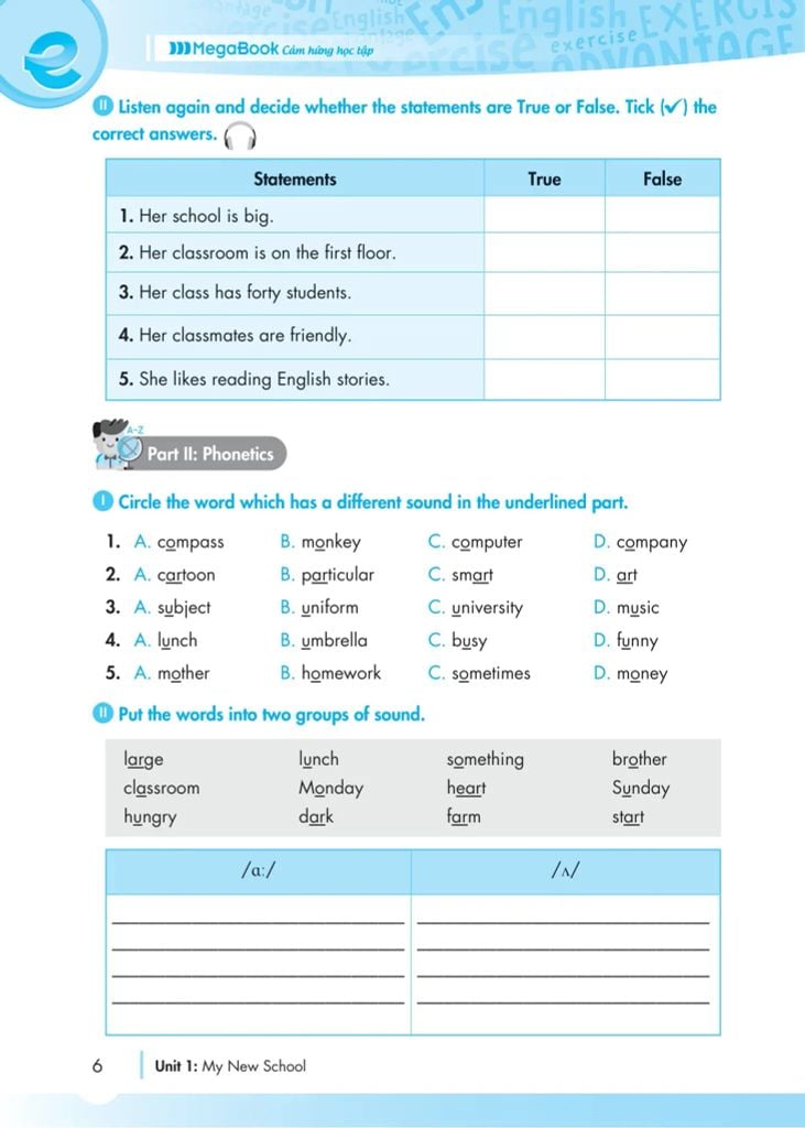 BỔ TRỢ NÂNG CAO 4 KỸ NĂNG TIẾNG ANH NGHE NÓI ĐỌC VIẾT 6