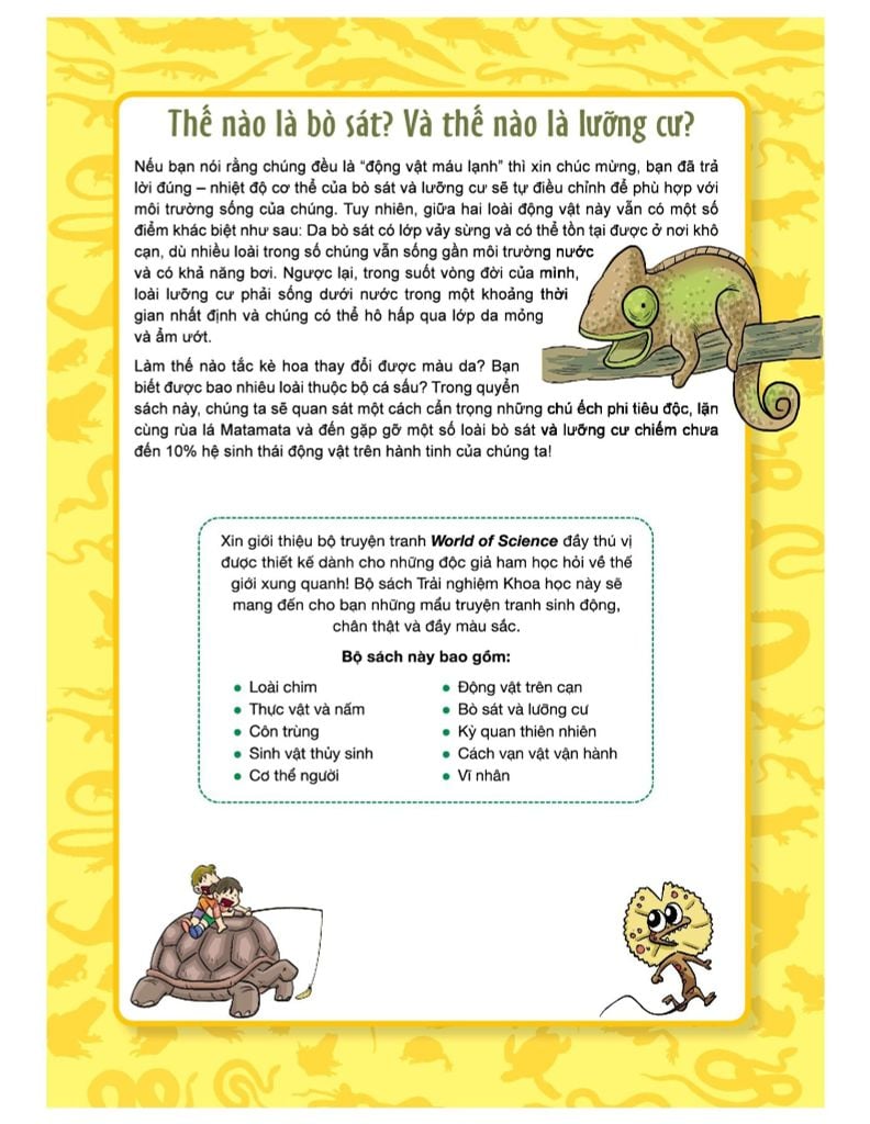 World Of Science - Làm Bạn Với Khoa Học - Những Bí Ẩn Về Bò Sát Và Lưỡng Cư