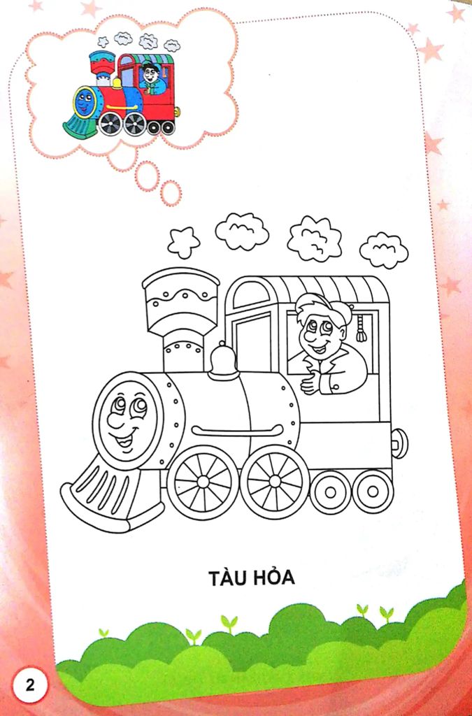 Bé Tập Tô Màu - Phương Tiện Giao Thông