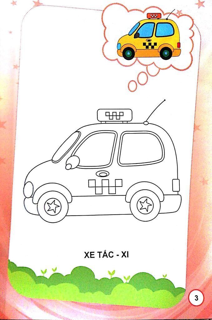 Bé Tập Tô Màu - Phương Tiện Giao Thông