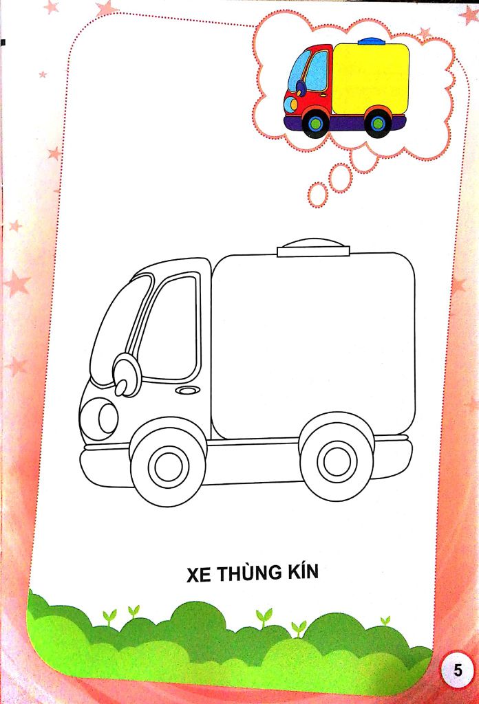 Bé Tập Tô Màu - Phương Tiện Giao Thông