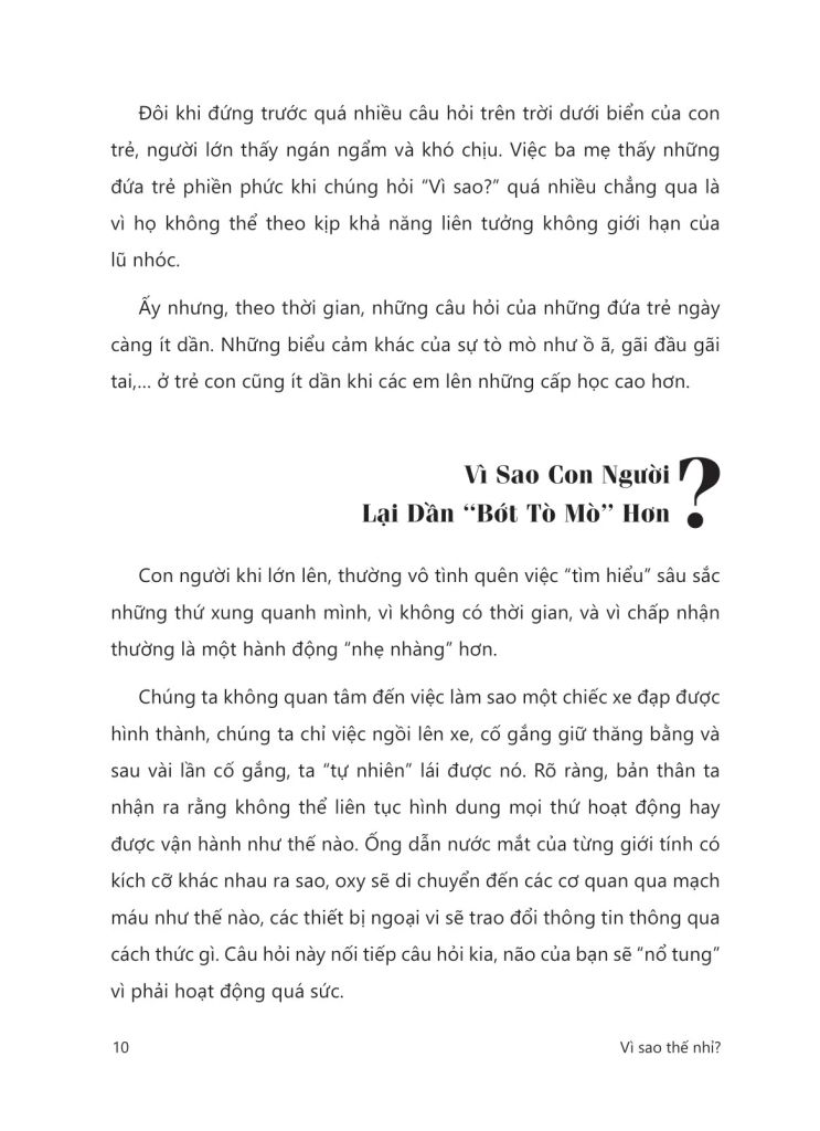 Vì Sao Thế Nhỉ? - Một Đứa Trẻ Đang Tìm Đường Về Nguồn