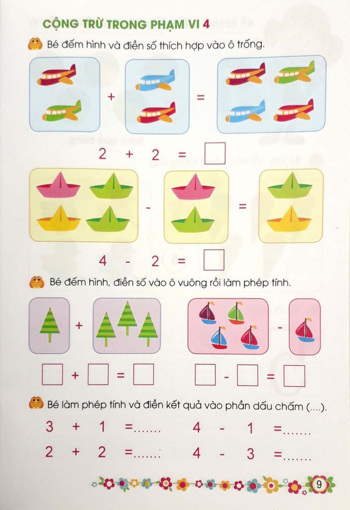 BÉ LÀM QUEN VỚI TOÁN HỌC 5-6T-GIÚP BÉ VỮNG BƯỚC VÀO LỚP 1