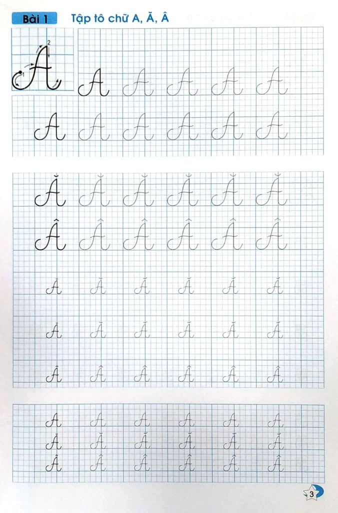 CHUẨN BỊ CHO BÉ VÀO LỚP 1-TẬP TÔ CHỮ-CHỮ CÁI VIẾT HOA