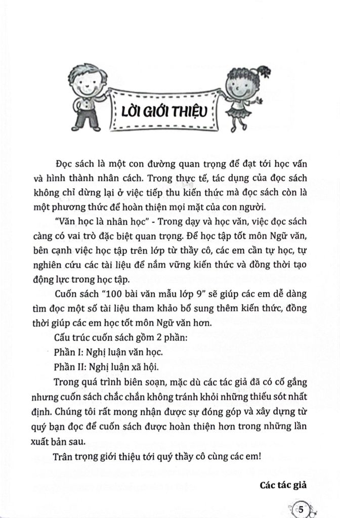100 Bài Văn Mẫu Lớp 9