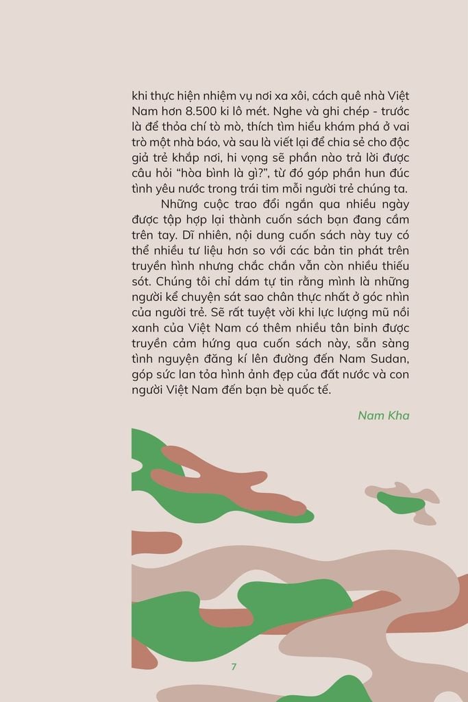 MŨ NỒI XANH VIỆT NAM-NGƯỜI ĐI GIEO HẠT HÒA BÌNH