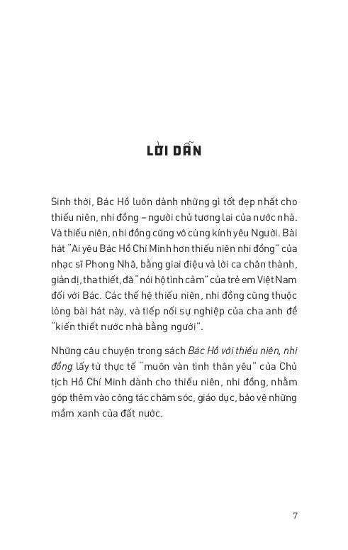 Bác Hồ Với Thiếu Niên Nhi Đồng