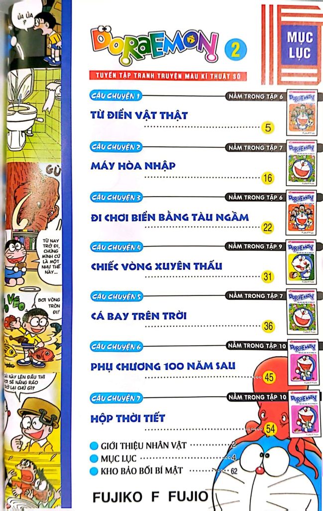 DORAEMON TUYỂN TẬP TRUYỆN TRANH MÀU KĨ THUẬT SỐ T2