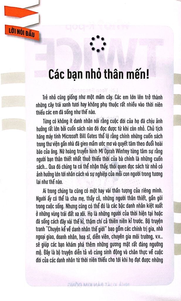 Who? - Chuyện Kể Về Danh Nhân Thế Giới -  K-pop TWICE