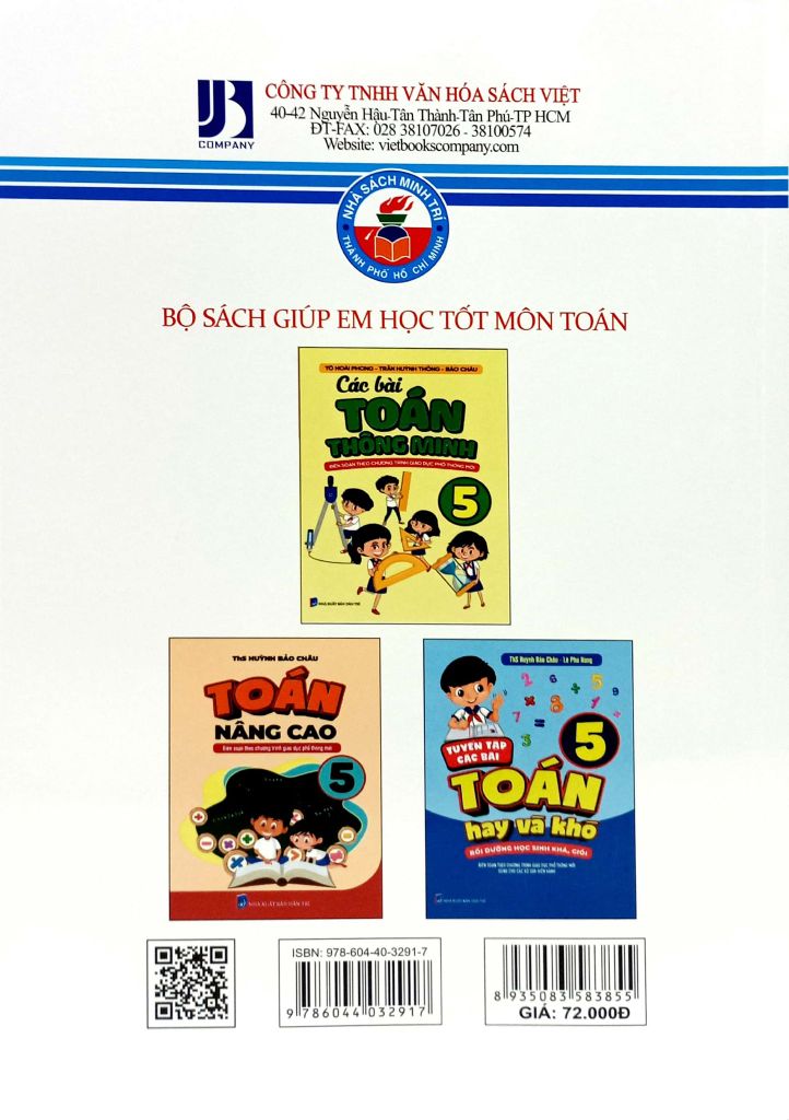 TUYỂN CHỌN 400 BÀI TẬP TOÁN 5 (THEO CHƯƠNG TRÌNH GDPT MỚI)