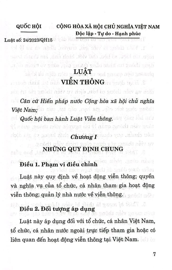 LUẬT VIỄN THÔNG