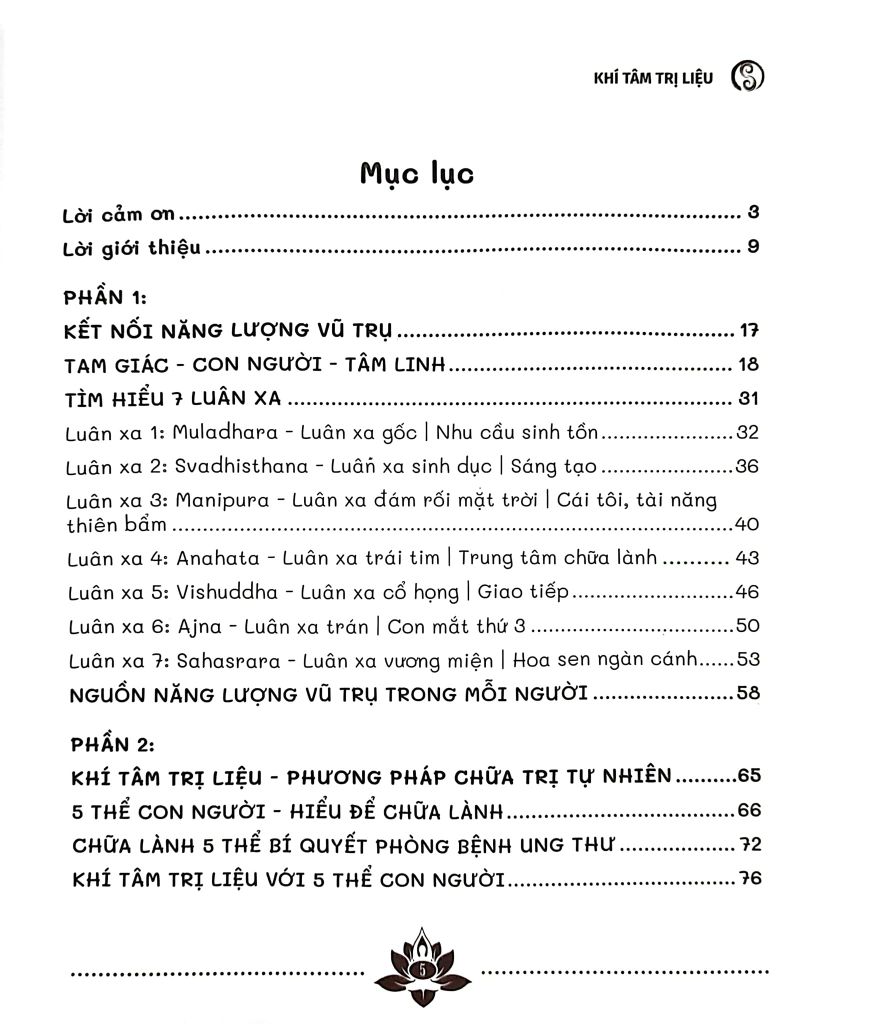 Khí Tâm Trị Liệu - Ứng Dụng Luân Xa Chữa Lành 5 Thể Con Người