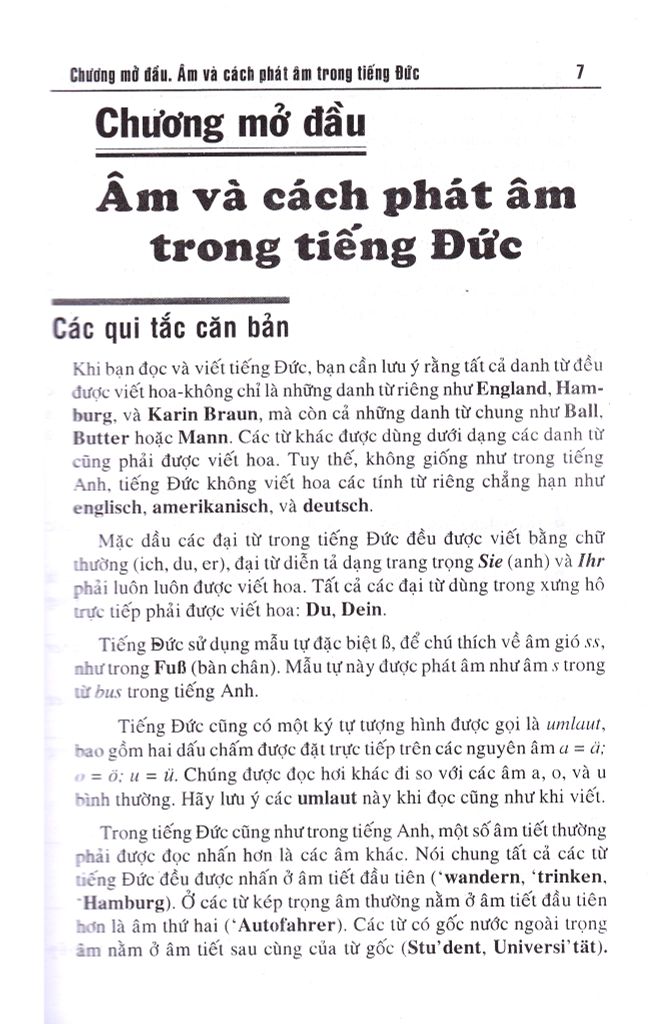 TIẾNG ĐỨC DÀNH CHO NGƯỜI VIỆT