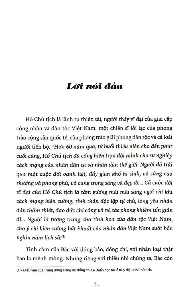 Bác Hồ Kính Yêu