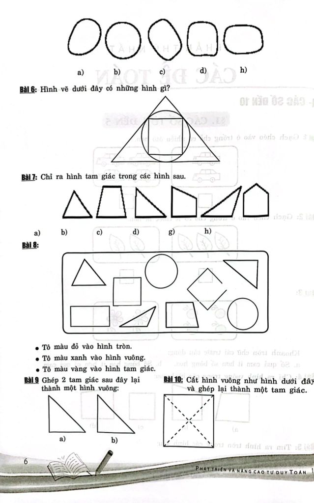 PHÁT TRIỂN VÀ NÂNG CAO TƯ DUY TOÁN 1 (THEO CHƯƠNG TRÌNH GDPT MỚI)