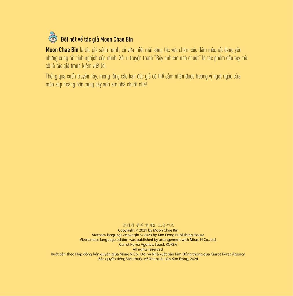 BẢY ANH EM NHÀ CHUỘT-MÓN SÚP HOÀNG HÔN