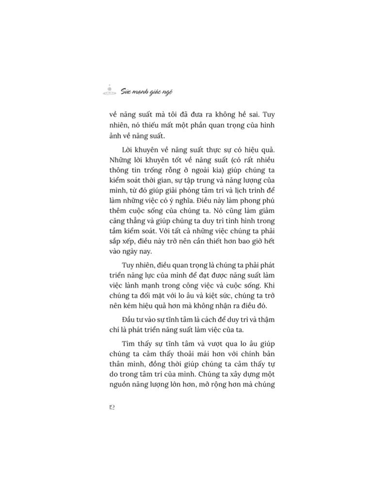 SỨC MẠNH GIÁC NGỘ