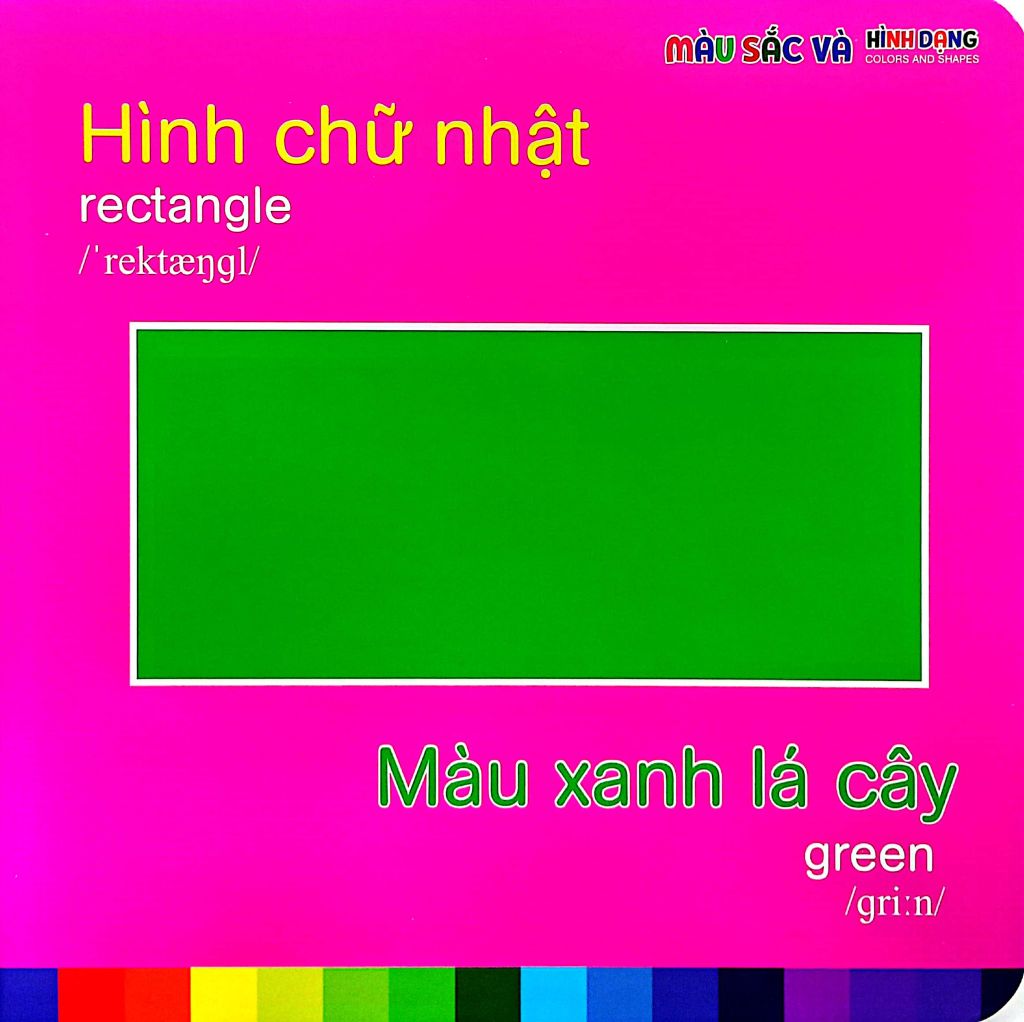 HÌNH DẠNG MÀU SẮC - BÉ NHẬN BIẾT THẾ GIỚI XUNG QUANH