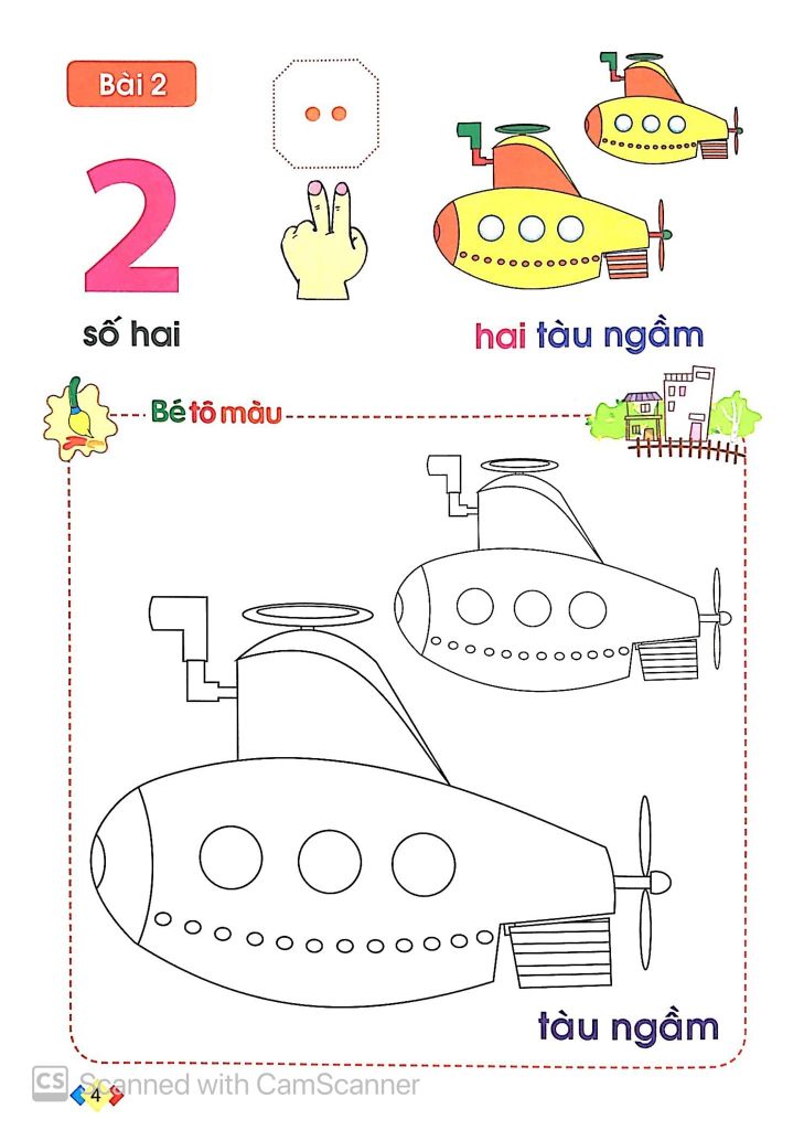 TẬP TÔ VÀ LÀM QUEN VỚI CHỮ SỐ DÀNH CHO TRẺ 5-6 TUỔI