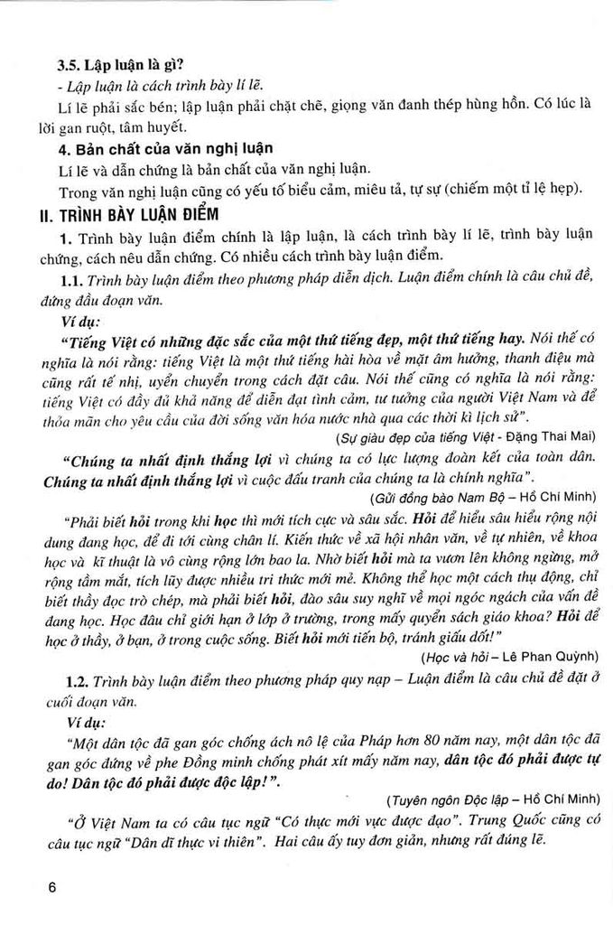 NHỮNG BÀI VĂN NGHỊ LUẬN ĐẶC SẮC 10