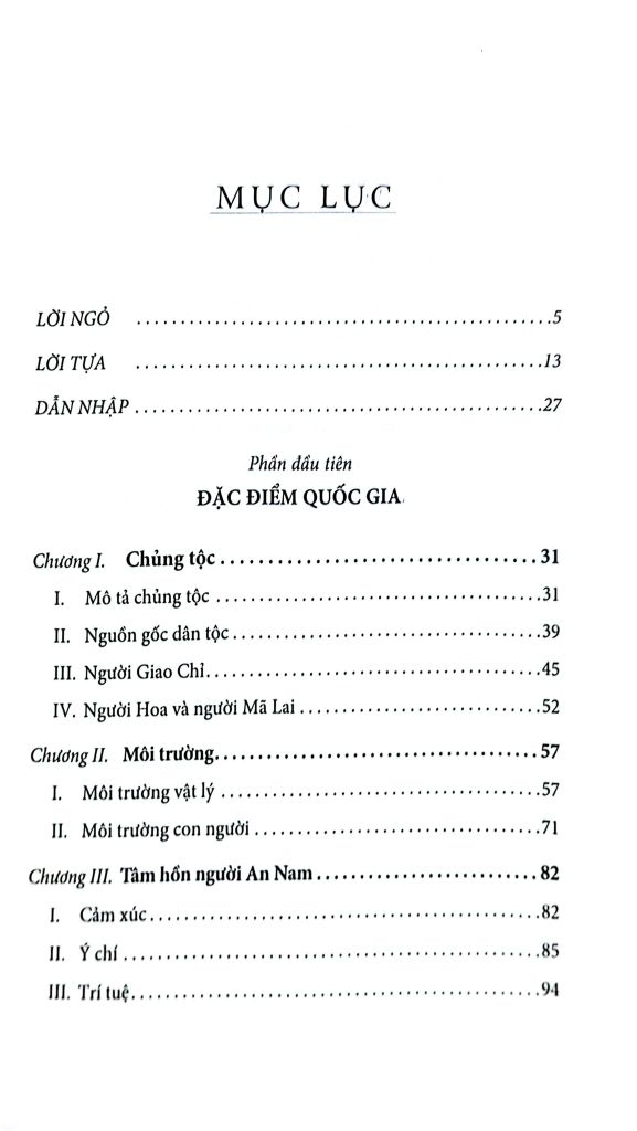 Tâm Lý Dân Tộc An Nam