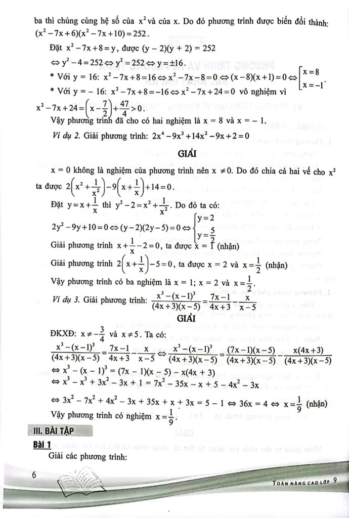 TOÁN NÂNG CAO 9 (BS THEO CHƯƠNG TRÌNH GDPT MỚI)
