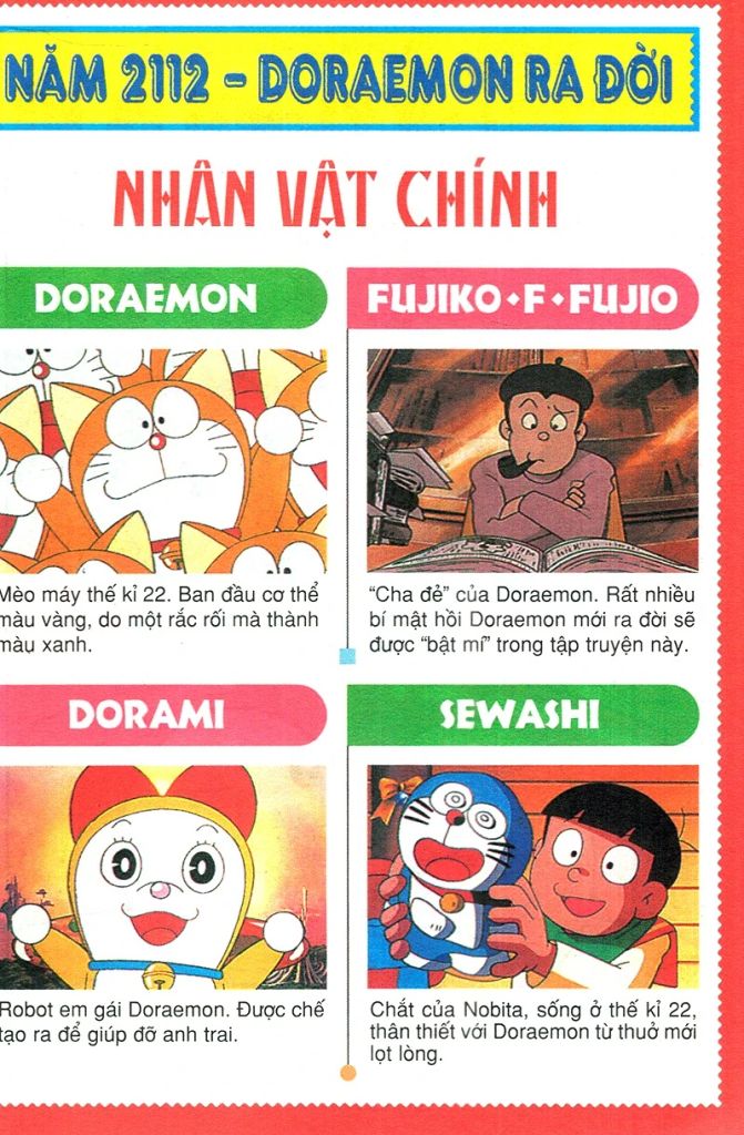 DORAEMON TRANH TRUYỆN MÀU-NĂM 2112 DORAEMON RA ĐỜI