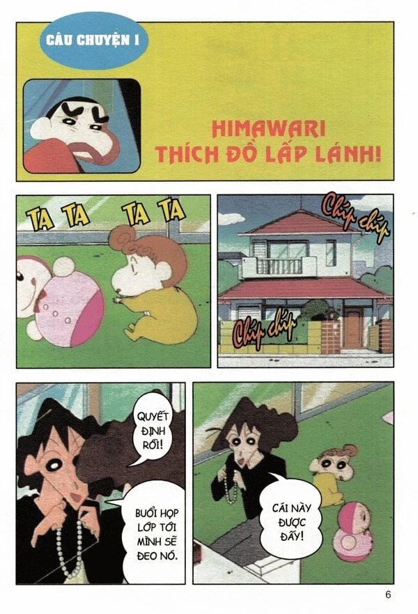 SHIN CẬU BÉ BÚT CHÌ T7-HOẠT HÌNH MÀU