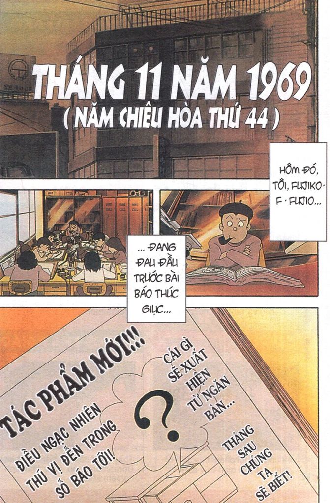 DORAEMON TRANH TRUYỆN MÀU-NĂM 2112 DORAEMON RA ĐỜI