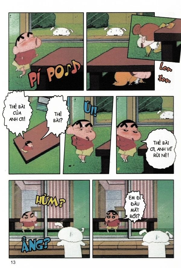 SHIN CẬU BÉ BÚT CHÌ T7-HOẠT HÌNH MÀU