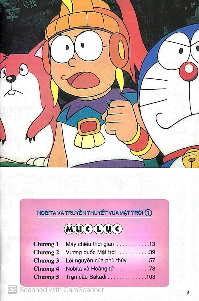 Tranh Truyện Màu Doraemon - Nobita Và Truyền Thuyết Vua Mặt Trời - Tập 1