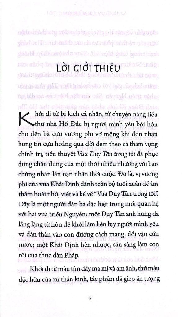 Vua Duy Tân Trong Tôi