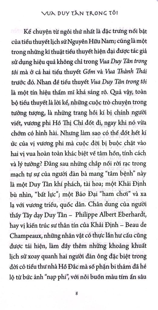 Vua Duy Tân Trong Tôi