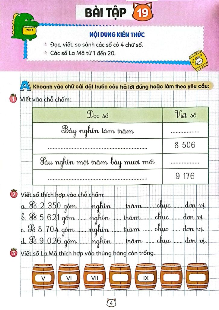 Vở Bài Tập Toán Tăng Cường Lớp 3 Tập 2 (Theo SGK Kết nối tri thức với cuộc sống)