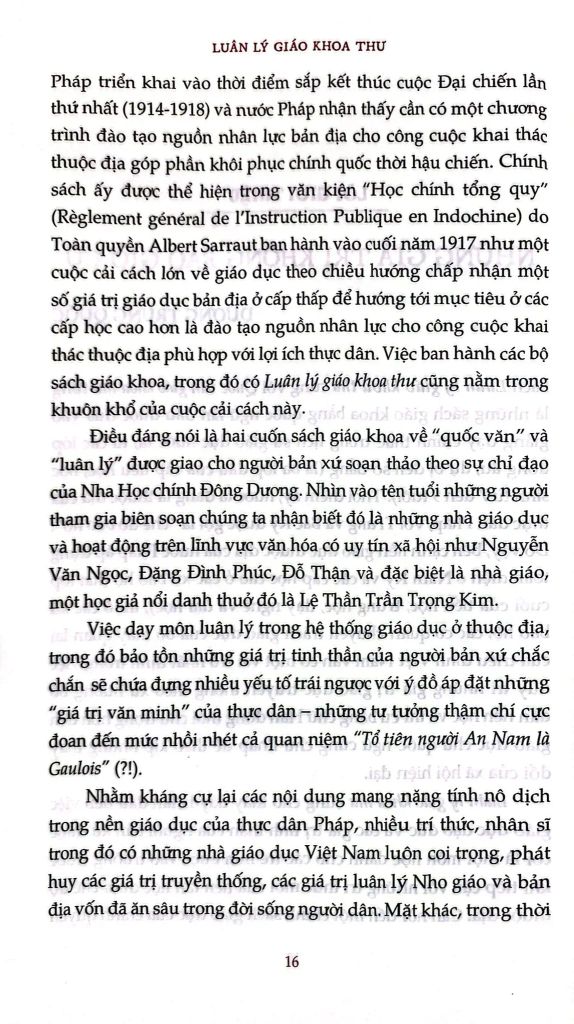 Luân Lý Giáo Khoa Thư