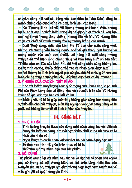 TAKE NOTE VĂN 9-THEO CHƯƠNG TRÌNH SGK MỚI NHẤT