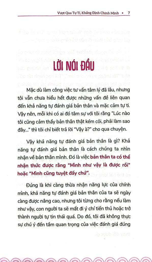 Vượt Qua Tự Ti Khẳng Định Chính Mình