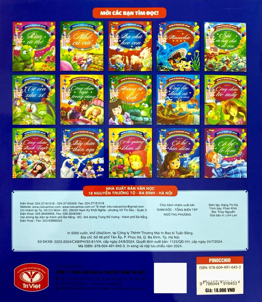 TRUYỆN CỔ TÍCH HAY NHẤT THẾ GIỚI - PINOCCHIO